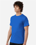 Champion CH1000 Jersey T-Shirt - Royal Blue - model side