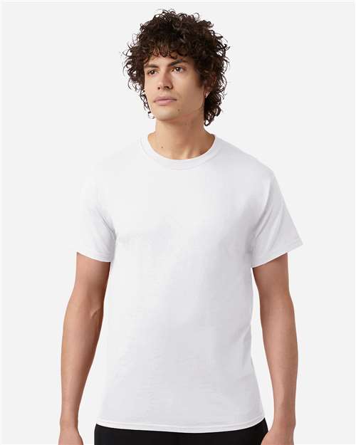 Champion CH1000 Jersey T-Shirt - White - model front