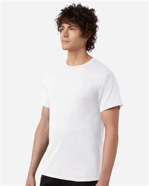 Champion CH1000 Jersey T-Shirt - White - model side