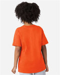 Champion CH1081 Youth Jersey T-Shirt - Orange - model back