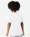 Champion CH1081 Youth Jersey T-Shirt - White - model back