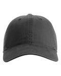 Comfort Colors CCSC0 Sunwashed Cap - Black - front