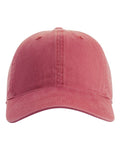 Comfort Colors CCSC0 Sunwashed Cap - Crimson - front