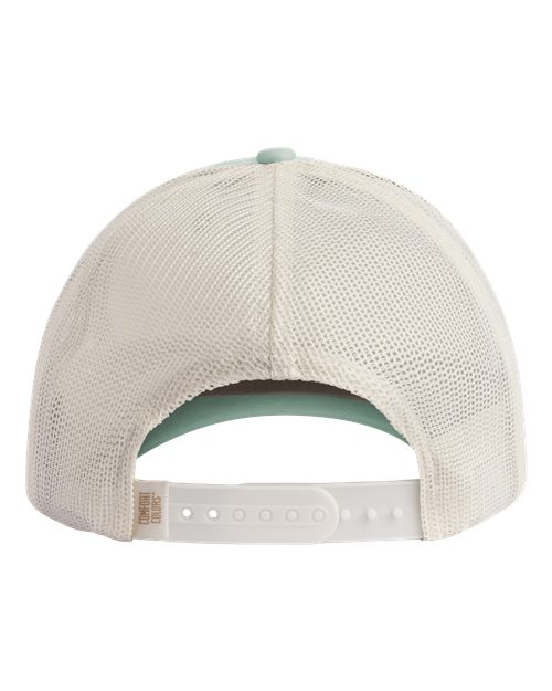 Comfort Colors CCST0 Sunwashed Trucker Cap - Bay - back