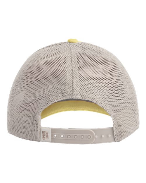 Comfort Colors CCST0 Sunwashed Trucker Cap - Butter - back
