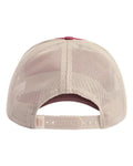 Comfort Colors CCST0 Sunwashed Trucker Cap - Crimson - back