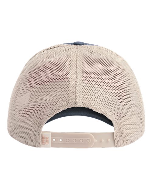 Comfort Colors CCST0 Sunwashed Trucker Cap - Denim - back