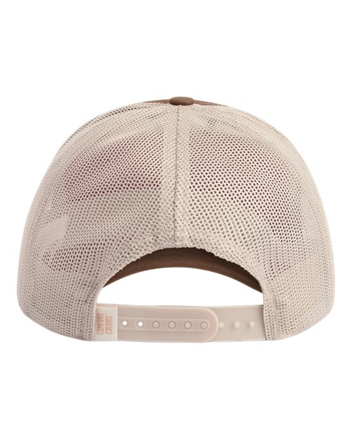 Comfort Colors CCST0 Sunwashed Trucker Cap - Espresso - back