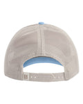 Comfort Colors CCST0 Sunwashed Trucker Cap - Hydrangea - back