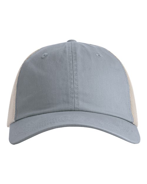 Comfort Colors CCST0 Sunwashed Trucker Cap - Granite - front