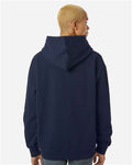 Independent Trading Co. IND420XD Unisex Mainstreet Heavyweight Hooded Sweatshirt - Classic Navy - model back