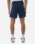 Adidas AT300 Men's 3-Stripes 7" Shorts - Team Navy Blue/ White - model back