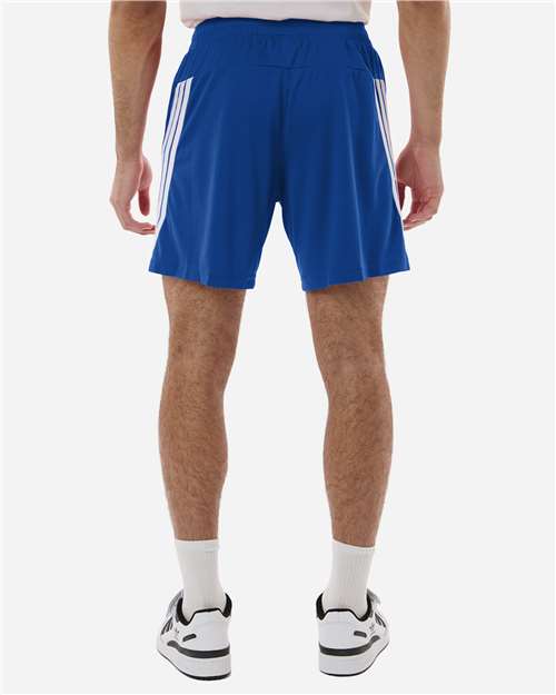 Adidas AT300 Men's 3-Stripes 7" Shorts - Team Royal Blue/ White - model back