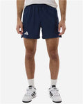 Adidas AT304 Men's D4T Woven 7" Shorts - Team Navy Blue/ White - model front