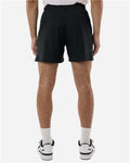 Adidas AT304 Men's D4T Woven 7" Shorts - Black/ White - model back