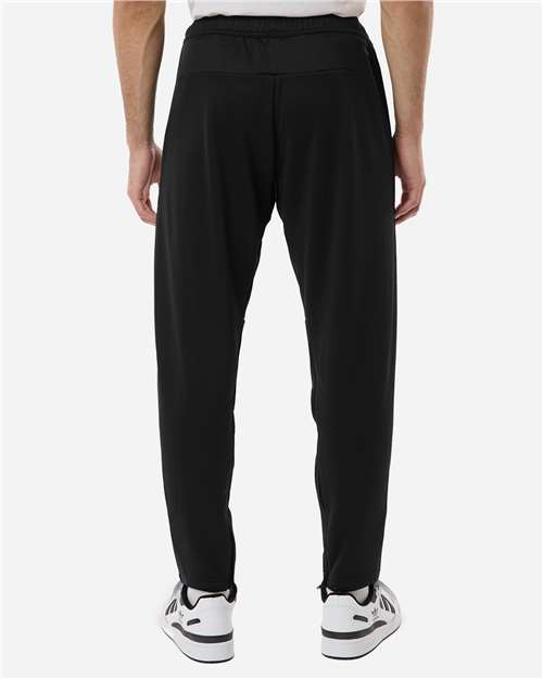 Adidas AT218 Men's Game & Go Fleece 3-Bar Sweatpants - Black - model back
