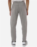 Adidas AT218 Men's Game & Go Fleece 3-Bar Sweatpants - Medium Grey Heather - model back