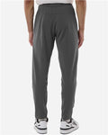 Adidas AT218 Men's Game & Go Fleece 3-Bar Sweatpants - Team Grey Four - model back