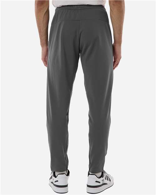 Adidas AT218 Men's Game & Go Fleece 3-Bar Sweatpants - Team Grey Four - model back