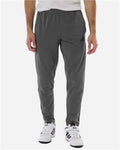 Adidas AT218 Men's Game & Go Fleece 3-Bar Sweatpants - Team Grey Four - model front