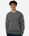 Adidas AT200 Men's Fleece Crewneck Sweatshirt - Team Grey Four/ White - model front