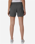 Adidas AT306 Women's D4T Woven 3" Shorts - Team Grey Four/ White - model back