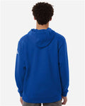 Adidas AT203 Men's Fleece Hooded Sweatshirt - Team Royal Blue/ White - model back
