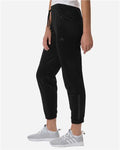 Adidas AT219 Women's Game & Go Fleece Sweatpants - Black - model side