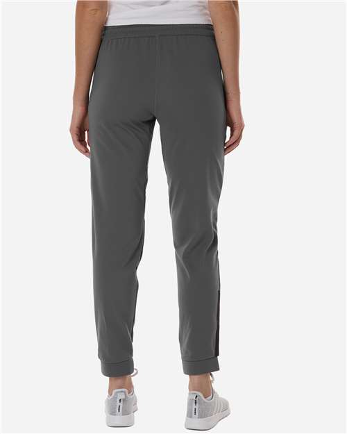 Adidas AT219 Women's Game & Go Fleece Sweatpants - Team Grey Four - model back