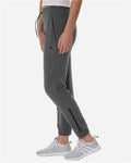 Adidas AT219 Women's Game & Go Fleece Sweatpants - Team Grey Four - model side
