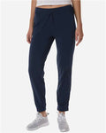 Adidas AT219 Women's Game & Go Fleece Sweatpants - Team Navy Blue - model front
