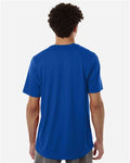 Adidas AT101 Men's Pregame T-Shirt - Team Royal Blue/ White - model back