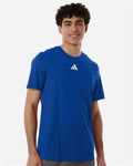 Adidas AT101 Men's Pregame T-Shirt - Team Royal Blue/ White - model front