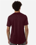 Adidas AT101 Men's Pregame T-Shirt - Team Maroon/ White - model back