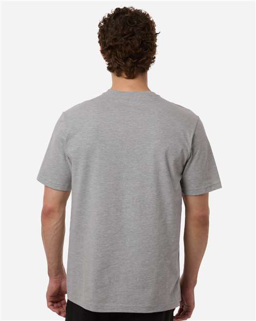 Adidas AT106 Men's Fresh T-Shirt - Medium Grey Heather - model back