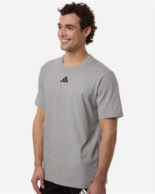 Adidas AT106 Men's Fresh T-Shirt - Medium Grey Heather - model side