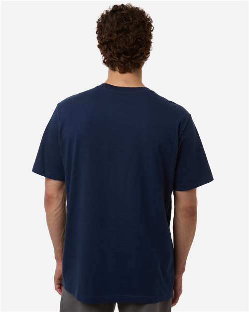 Adidas AT106 Men's Fresh T-Shirt - Team Navy Blue - model back