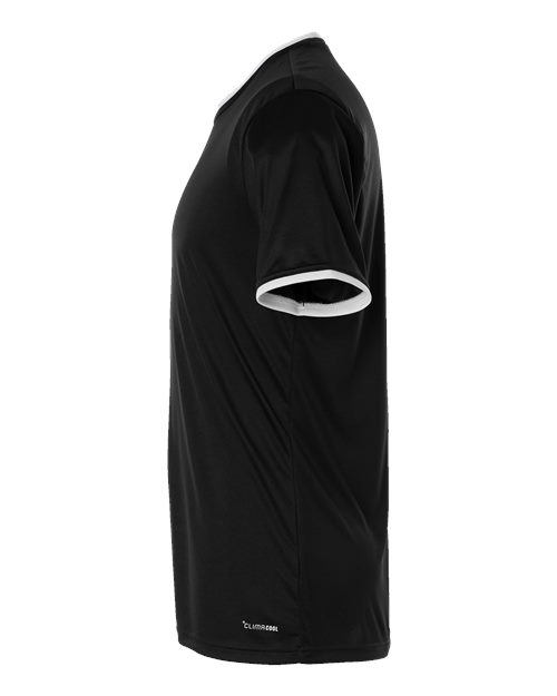 Adidas AT115 Men's Entrada 26 Jersey - Black/ White - side