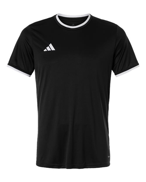 Adidas AT115 Men's Entrada 26 Jersey - Black/ White - front
