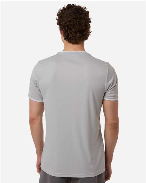 Adidas AT115 Men's Entrada 26 Jersey - Team Light Grey/ White - model back