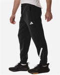 Adidas AT222 Men's Z.N.E Joggers - Black/ White - model side