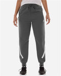 Adidas AT223 Women's Z.N.E Joggers - Team Grey Four/ White - model front