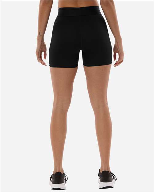 Adidas AT310 Women's Techfit Compression Shorts - Black - model back