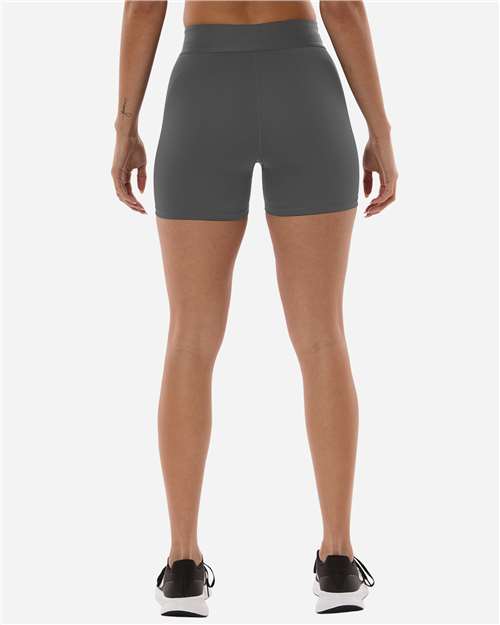 Adidas AT310 Women's Techfit Compression Shorts - Team Grey Four - model back