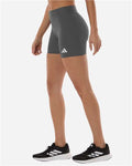Adidas AT310 Women's Techfit Compression Shorts - Team Grey Four - model side