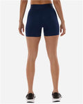 Adidas AT310 Women's Techfit Compression Shorts - Team Navy Blue - model back