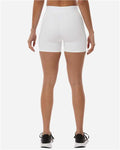 Adidas AT310 Women's Techfit Compression Shorts - White - model back