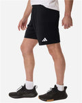 Adidas AT315 Men's Entrada 26 Shorts - Black/ White - model side