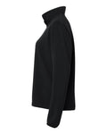Adidas AT401 Women's 3-Stripes Quarter-Zip Pullover - Black/ White - side