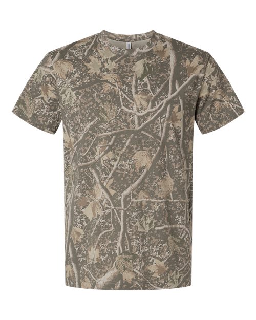 Independent Trading Co. PRM180PT Unisex Premium T-Shirt - Deadwood Tree Camo - front